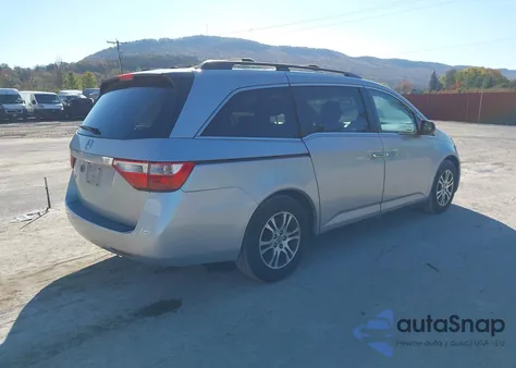 2012 Honda Odyssey Ex-L from USA, damaged, VIN 5FNRL5H65CB035305